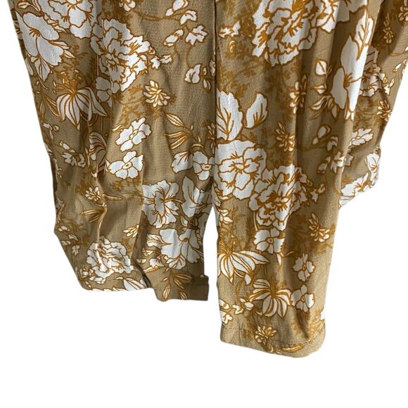 Faithfull the Brand Mini Dress Womens S 4 Floral Strappy Smocked Cottage Boho - Picture 11 of 16